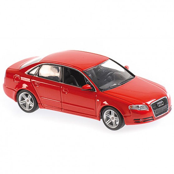 Audi A4 2004 Red Metallic 1:43