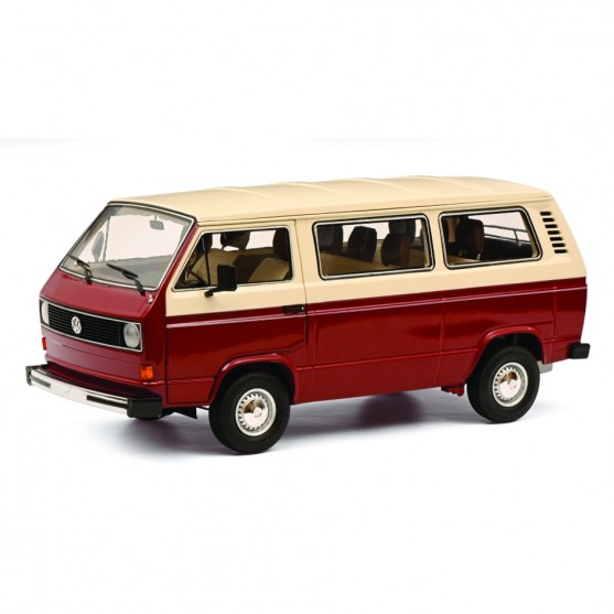 Volkswagen VW T3a Bus / Transporter Red / Cream 1:18