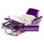 Cadillac Eldorado 1956 purple with Elvis Presley Figure 1:24