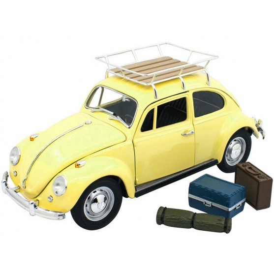 Volkswagen Beetle 1967 Camping Version Yellow 1:18