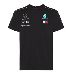 Mercedes AMG Petronas F1 T-Shirt Replica Black 2018