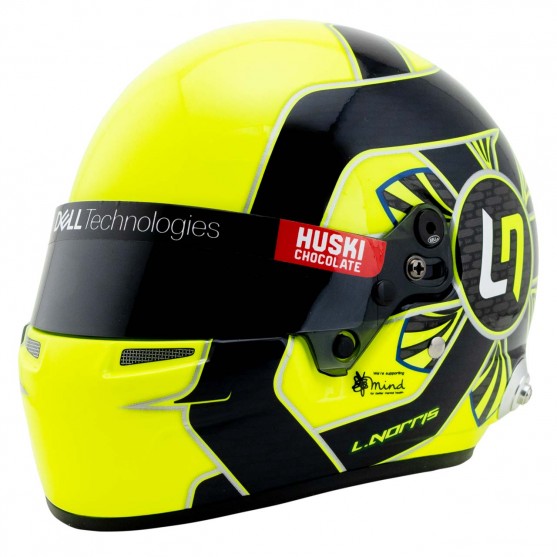 Land Norris Casco Bell Helmet F1 2021 MCL36 Mclaren Mercedes 1:2