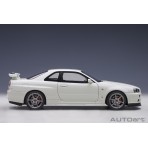 Nissan Skyline GT-R R34 V-spec II White Pearl 1:18