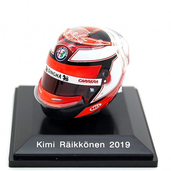 Kimi Raikkonen Casco Bell Helmet F1 2019 Alfa Romeo Racing 1:8