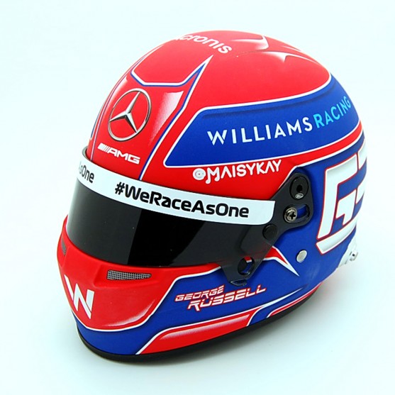 George Russell Casco Bell Williams FW43 Formula 1 2021 1:2