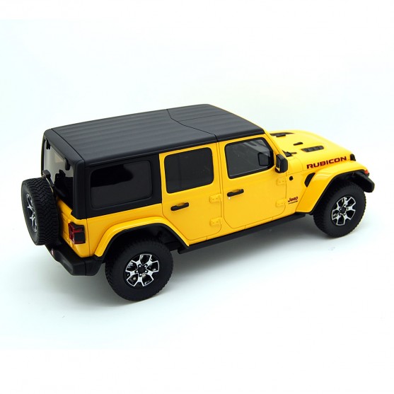 Jeep Wrangler Unlimited Rubicon 2019 Yellow Hellayella 1:18
