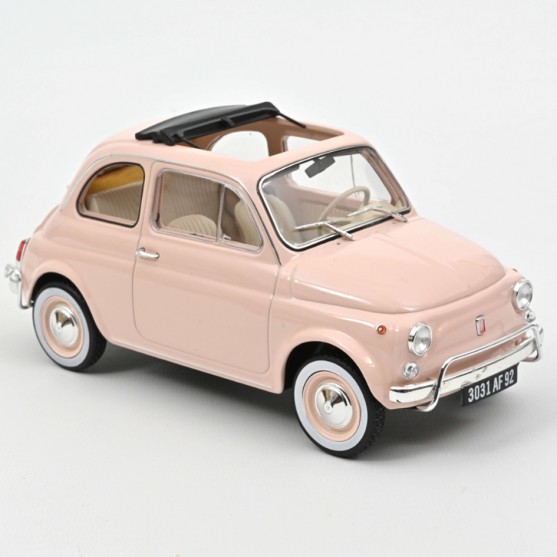 Fiat 500 L 1968 Light Pink 1:18