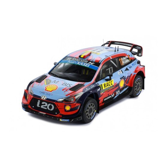 Hyundai i20 Coupé WRC "Shell Mobis WRT" winner Rallye Catalogna 2019 Thierry Neuville - Nicolas Gilsoul 1:18