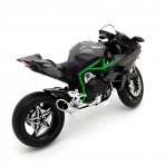Kawasaki Ninja H2R 2017 Black Carbon Green 1:12