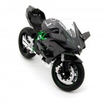 Kawasaki Ninja H2R 2017 Black Carbon Green 1:12