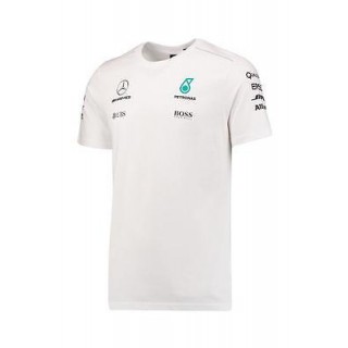 Mercedes AMG Petronas F1 T-shirt Replica 2017 Bianca