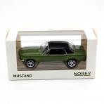 Ford Mustang 350 GT Coupe 1968 Green Metallic Black Roof 1:43