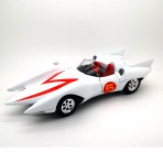 Speed Racer Mach 5 Con personaggi Serie TV di animazione (1966-68) bianca 1:18