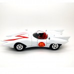 Speed Racer Mach 5 Con personaggi Serie TV di animazione (1966-68) bianca 1:18