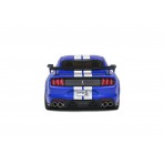 Ford Mustang Shelby GT500 Fast Track 2020  Blu with White stripes 1:18