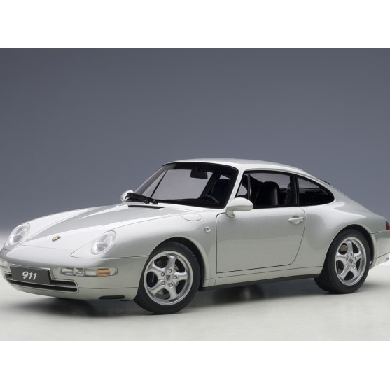 Porsche 911/993 Carrera 1995 Silver 1:18
