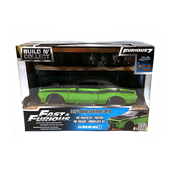 Dodge Challenger 2008  Off Road "Fast and Furious 7" Letty's green/black Kit 1:24