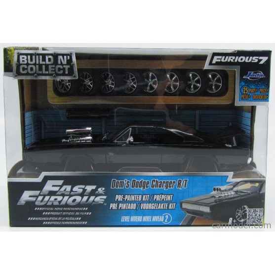 Dodge Charger R/T 1970 "Fast and Furious 7" Dom's  Kit 1:24
