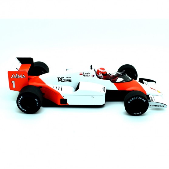McLaren Tag Turbo MP4/2B Winner Dutch GP Zandvoort 1985 Niki Lauda 1:18