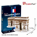 Arco di Trionfo Parigi Cubic Fun 3D Puzzle 18 cm h