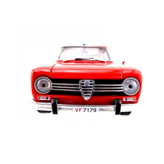 Alfa Romeo Giulia Super 1300 "Vigili del Fuoco" 1966 Rosso 1:18