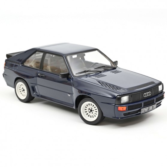 Audi Sport Quattro 1985 Bleu foncé 1:18