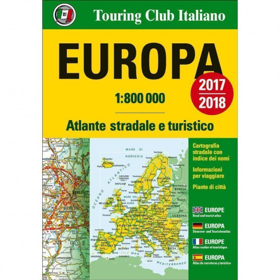 TCI Atlante Stradale EUROPA 1:800000
