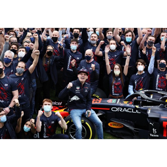 Max  Verstappen T-shirt World Champion F1 2021 Red Bull Racing  Puma Ufficiale