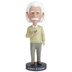 Albert Einstein Statuina Bobblehead testa oscillante