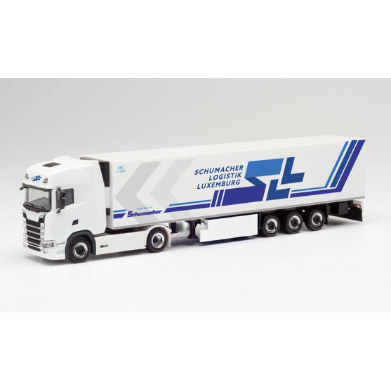 Scania CS 20 HD K.Sz. Schumacher  Logistics Luxembourg (L) white/blue 1:87