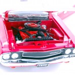 Dodge Challenger 1970 "The Challenger Deputy" Red with White Roof 1:18