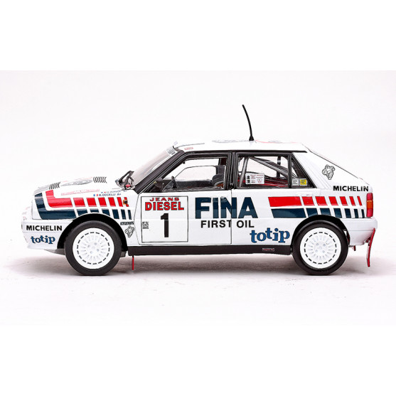 LANCIA DELTA HF INTEGRALE 16V - D.Auriol / B.Occelli - Winner 1991 Rallye Sanremo 1:18