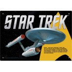 Star Trek Enterprise targa in metallo Tabella Aquarius