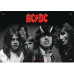 AC/DC Highway to Hell targa in metallo Tabella Aquarius