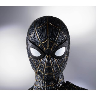 Spiderman SHF No Way Home Black & Gold Suit Special Set 15 cm Action Figure