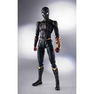 Spiderman SHF No Way Home Black & Gold Suit Special Set 15 cm Action Figure
