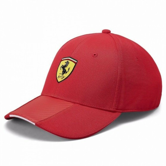 Ferrari Cappellino Baseball Carbon Red