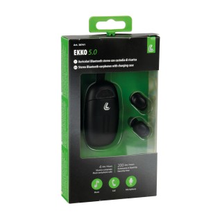 Ekko 5.0 auricolari Bluetooth stereo senza fili con custodia di ricarica