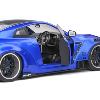 LB-Works Nissan GT-R (R35) T2 2020 blue metallic 1:18