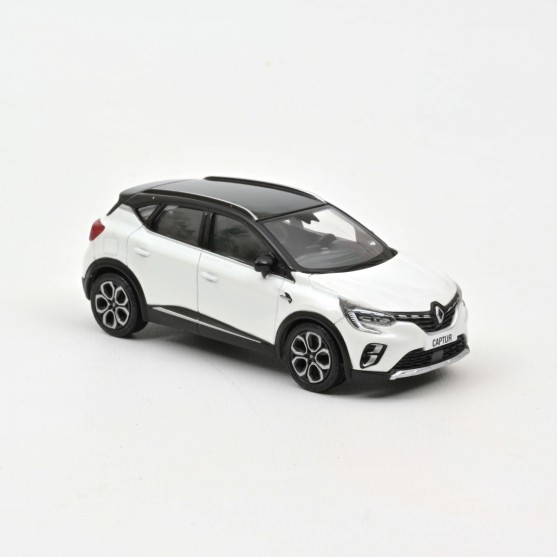 Renault Captur 2020 Pearl White & Black 1:43