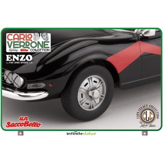 Fiat Dino Spider con Enzo "Un Sacco Bello" 1980 Carlo Verdone 1:18