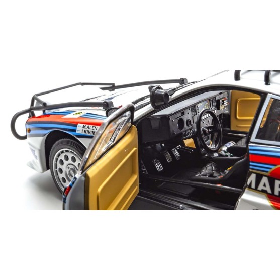 Lancia 037 Rally Martini Racing 4th Safari Rallye 1984 Markku Alén - Ilkka Kivimäki 1:18