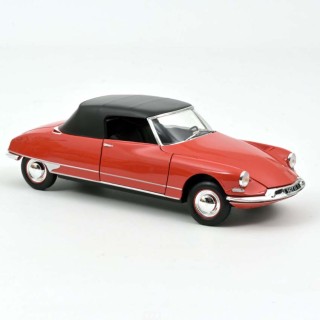 Citroën DS 19 Convertible 1961 Corail Red 1:18