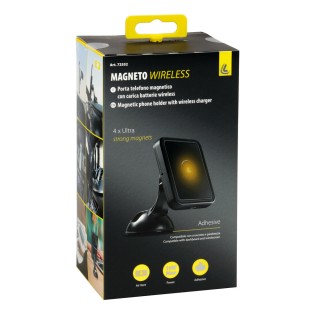 Magneto Wireless, porta telefono magnetico con carica batteria wireless