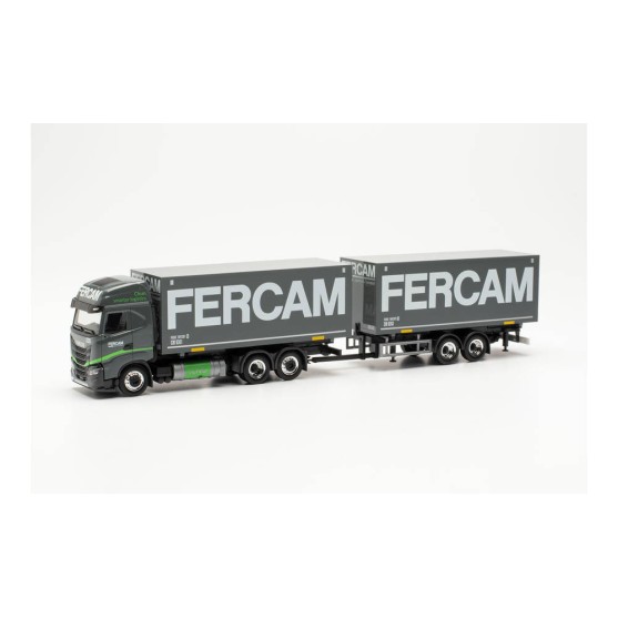 Iveco S-Way LNG rimorchio box "Fercam" 1:87