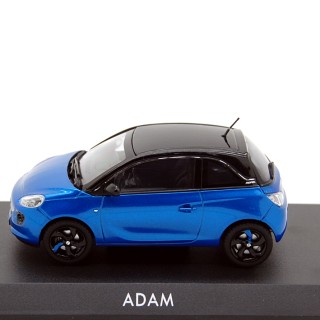 Opel Adam 2018 arden blue - onyx black 1:43