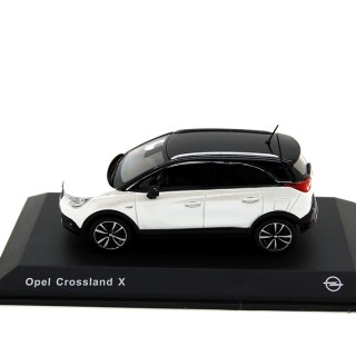 Opel Crossland X 2017 white/black 1:43