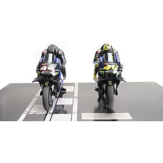 Yamaha YZR-M1 Ride Swap formula 1 / MotoGP Valencia Dec 2019 Set Doppio Moto - Lewis Hamilton e Valentino Rossi 1:12