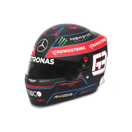 George Russel Casco Bell Helmet F1 2022 Mercedes Amg Petronas 1:2