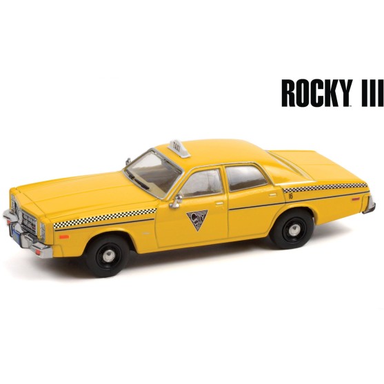 Dodge Monaco Taxi 1978 City Cab Co. "Rocky III" 1982 giallo 1:43